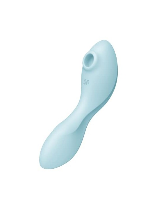SATISFYER curvy trinity 5 vibratore di aria blu 1un donna