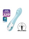 SATISFYER air pump vibrator 5 vibratore punto g gonfiabile blu 1un donna