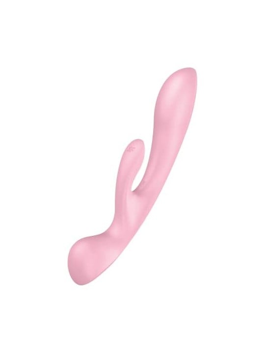 SATISFYER Triple Oh Multivibratore rosa per donna 1un