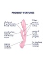 SATISFYER Triple Oh Multivibratore rosa per donna 1un