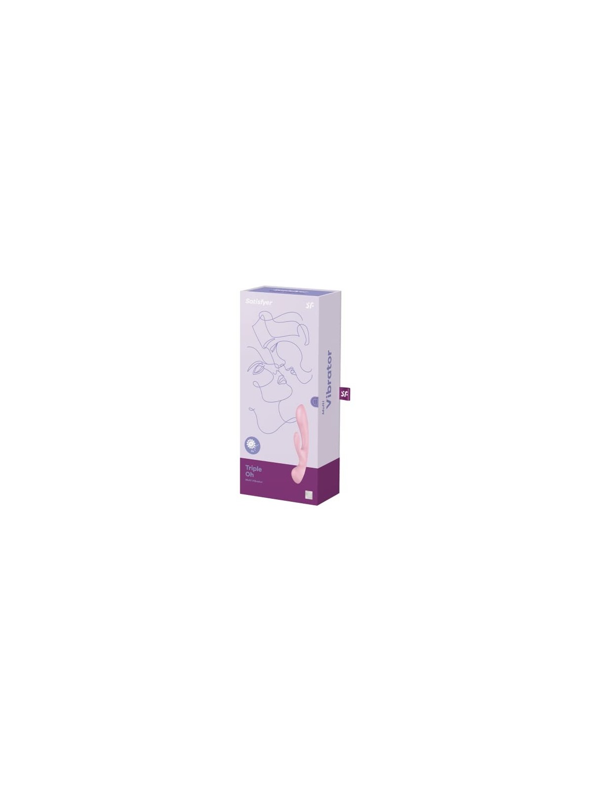 SATISFYER Triple Oh Multivibratore rosa per donna 1un