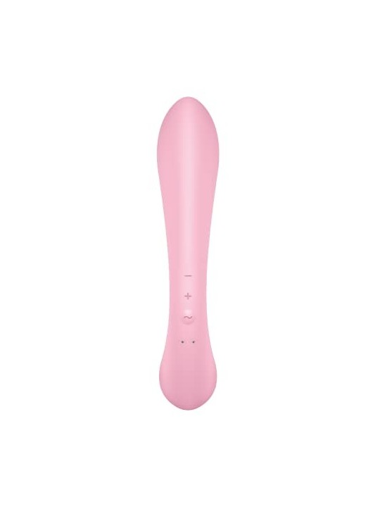 SATISFYER Triple Oh Multivibratore rosa per donna 1un
