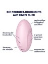 Vulva Lover 3 Stimolatore Air Pulse  Vibrazione Stimolatore clitorideo con vibrazione rosa