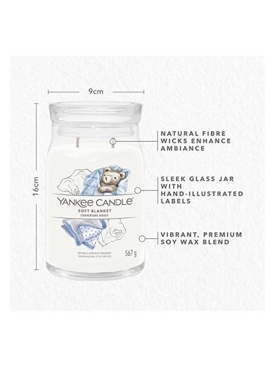 Yankee Candle Signature Scented Candle Soft Blanket 567 g