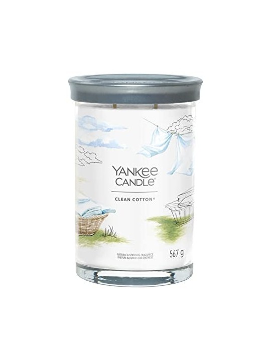 Yankee Candle Candela Tumbler Signature Cotone Pulito ist bavlna Vonn svka unisex 567g