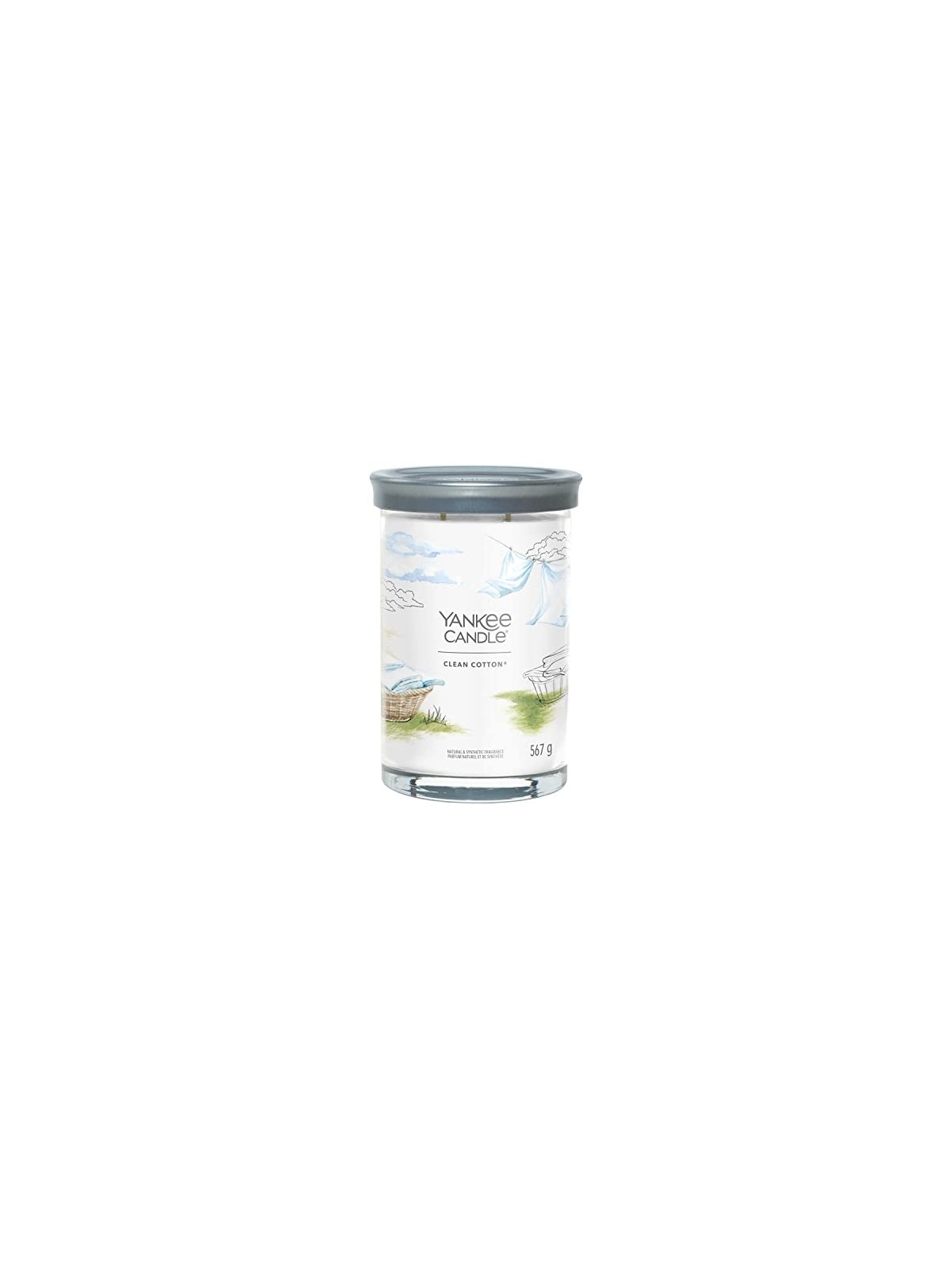 Yankee Candle Candela Tumbler Signature Cotone Pulito ist bavlna Vonn svka unisex 567g