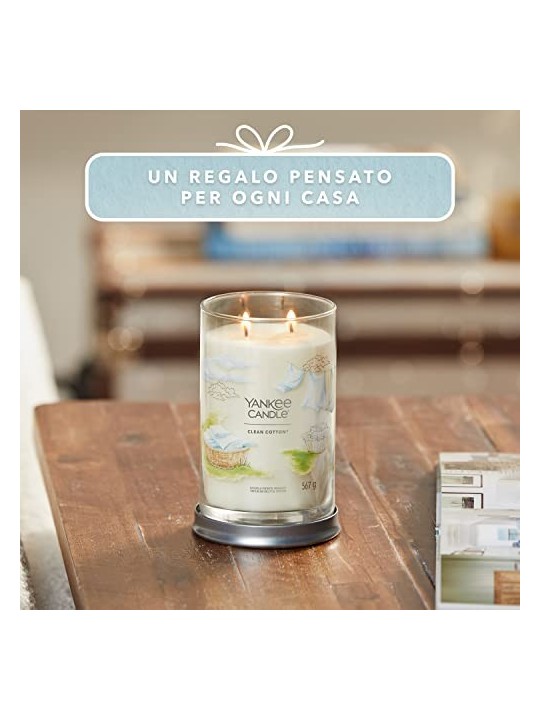 Yankee Candle Candela Tumbler Signature Cotone Pulito ist bavlna Vonn svka unisex 567g
