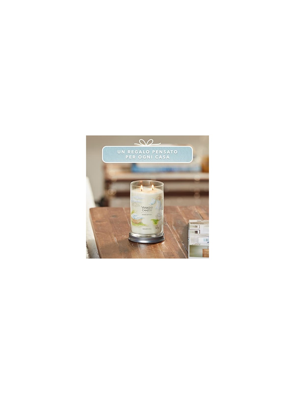 Yankee Candle Candela Tumbler Signature Cotone Pulito ist bavlna Vonn svka unisex 567g