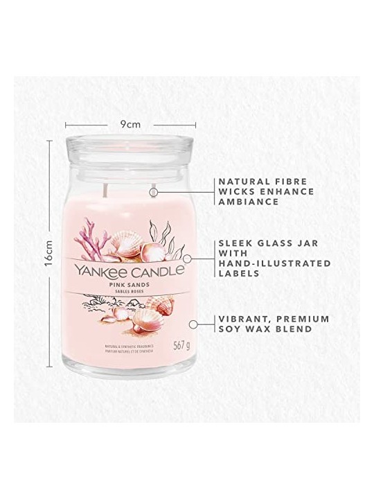 Yankee Candle Candela Signature Sabbia Rosa unisex 567 0g