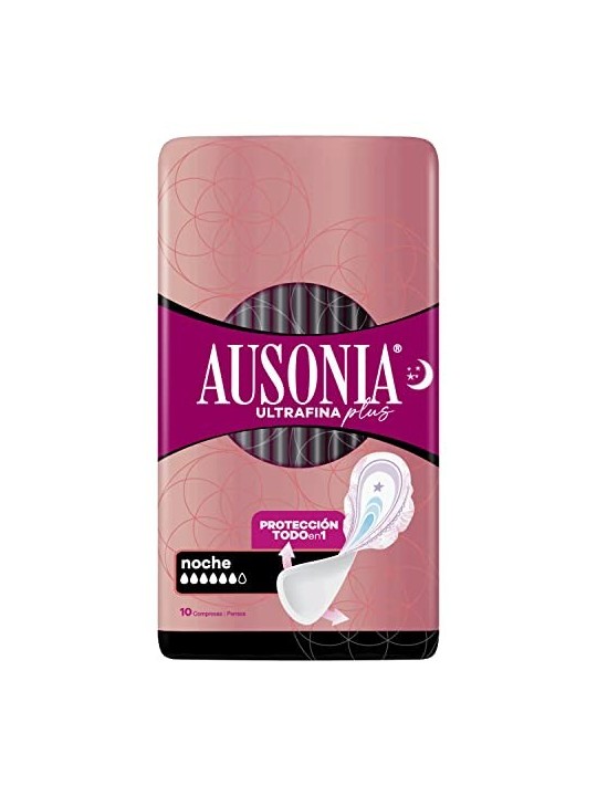 Ausonia AUSONIA ULTRAFINA PLUS assorbenti notte con ali 10 pezzi donna 10u