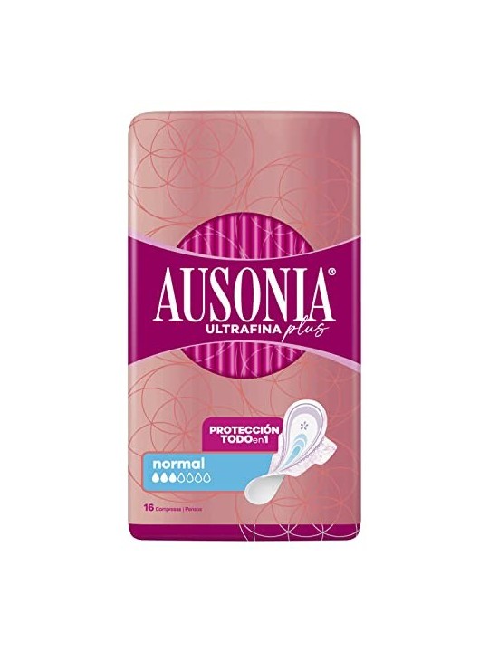 Ausonia AUSONIA ULTRAFINA PLUS assorbenti normali con ali 16 u donna 16u