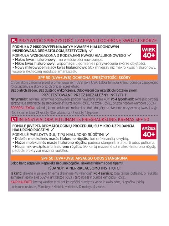 L'Oréal Paris Revitalift Filler crema viso contro i segni del tempo 50ml L'Oréal Paris Professionnel www.essenzetotalstyle.com 