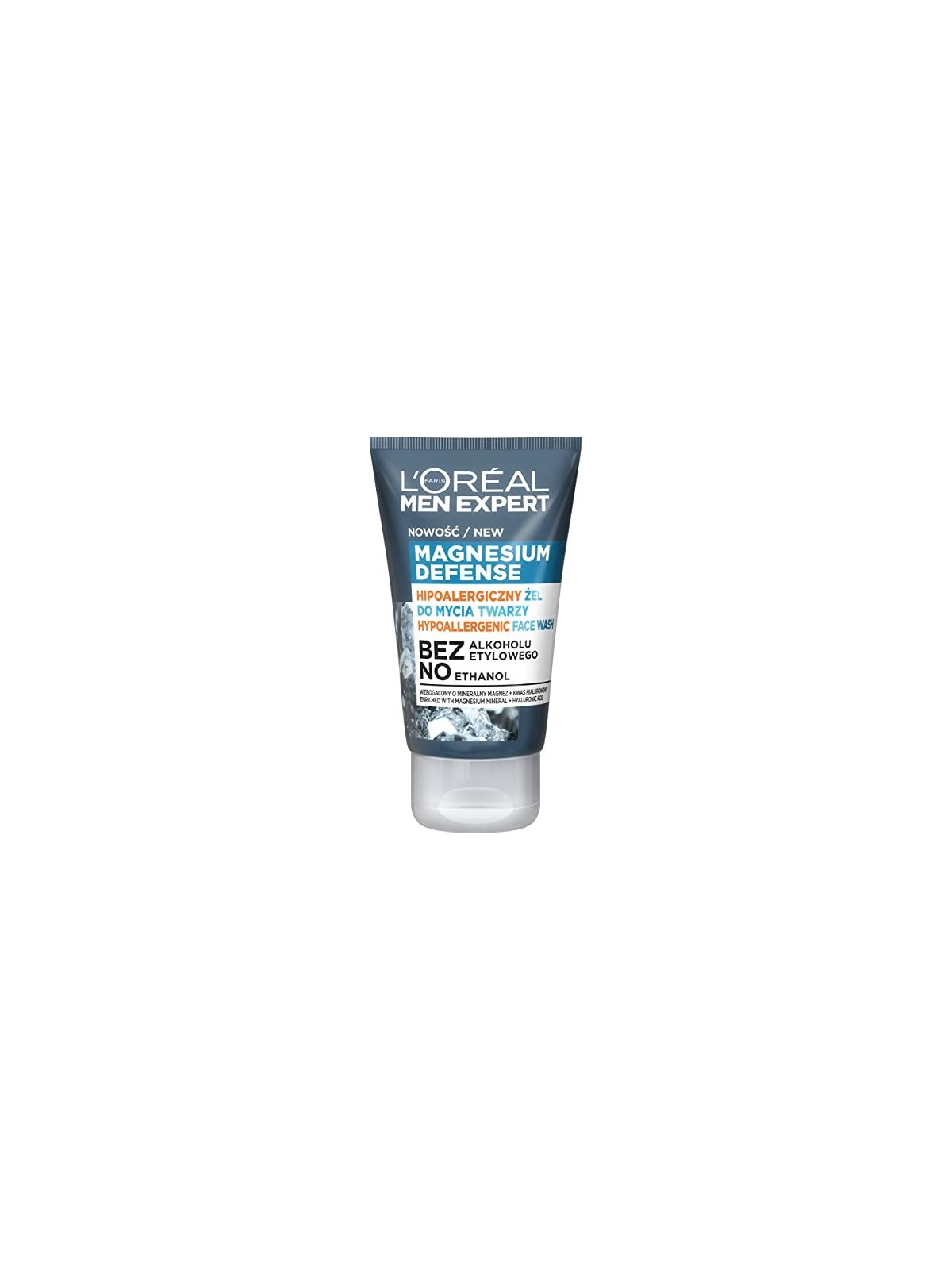 LOREAL Men Expert Magnesium Defense Face Wash gel detergente viso 100ml