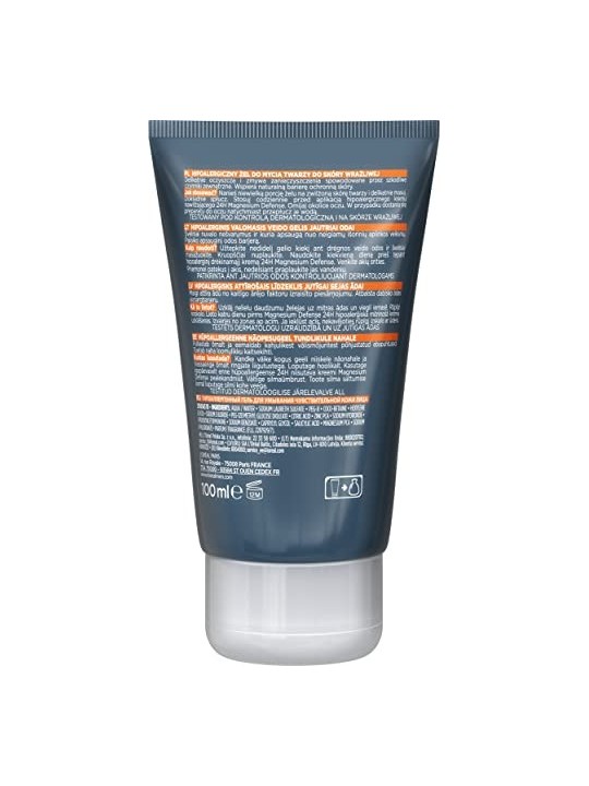LOREAL Men Expert Magnesium Defense Face Wash gel detergente viso 100ml