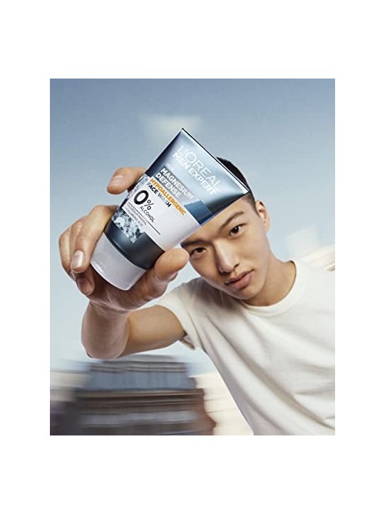 LOREAL Men Expert Magnesium Defense Face Wash gel detergente viso 100ml