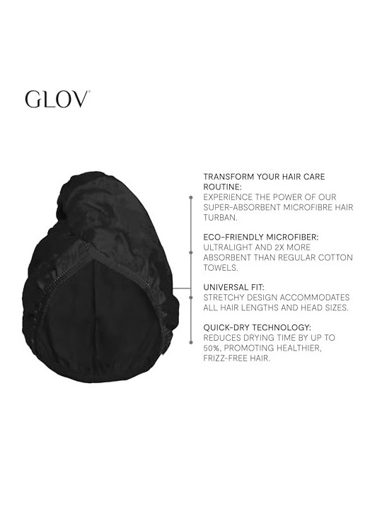 GLOV Hair Wrap Turbante per capelli sportivo Nero acquista 