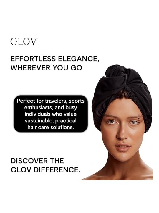 GLOV Hair Wrap Turbante per capelli sportivo Nero acquista 