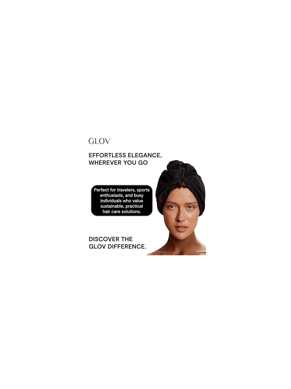 GLOV Hair Wrap Turbante per capelli sportivo Nero acquista 