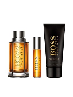 Hugo Boss The Scent Giftset 210ml eau de toilette Spray 100ml-Shower Gel 100ml- eau de toilette Spray 10ml