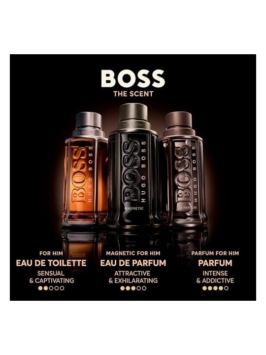 Hugo Boss The Scent Giftset 210ml eau de toilette Spray 100ml-Shower Gel 100ml- eau de toilette Spray 10ml
