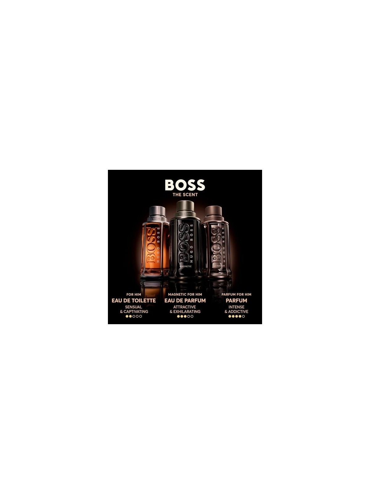Hugo Boss The Scent Giftset 210ml eau de toilette Spray 100ml-Shower Gel 100ml- eau de toilette Spray 10ml