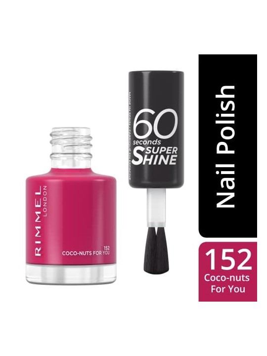 Rimmel 60 Secondi Super Shine Smalto per unghie 8 ml donna 152 CocoNuts For You