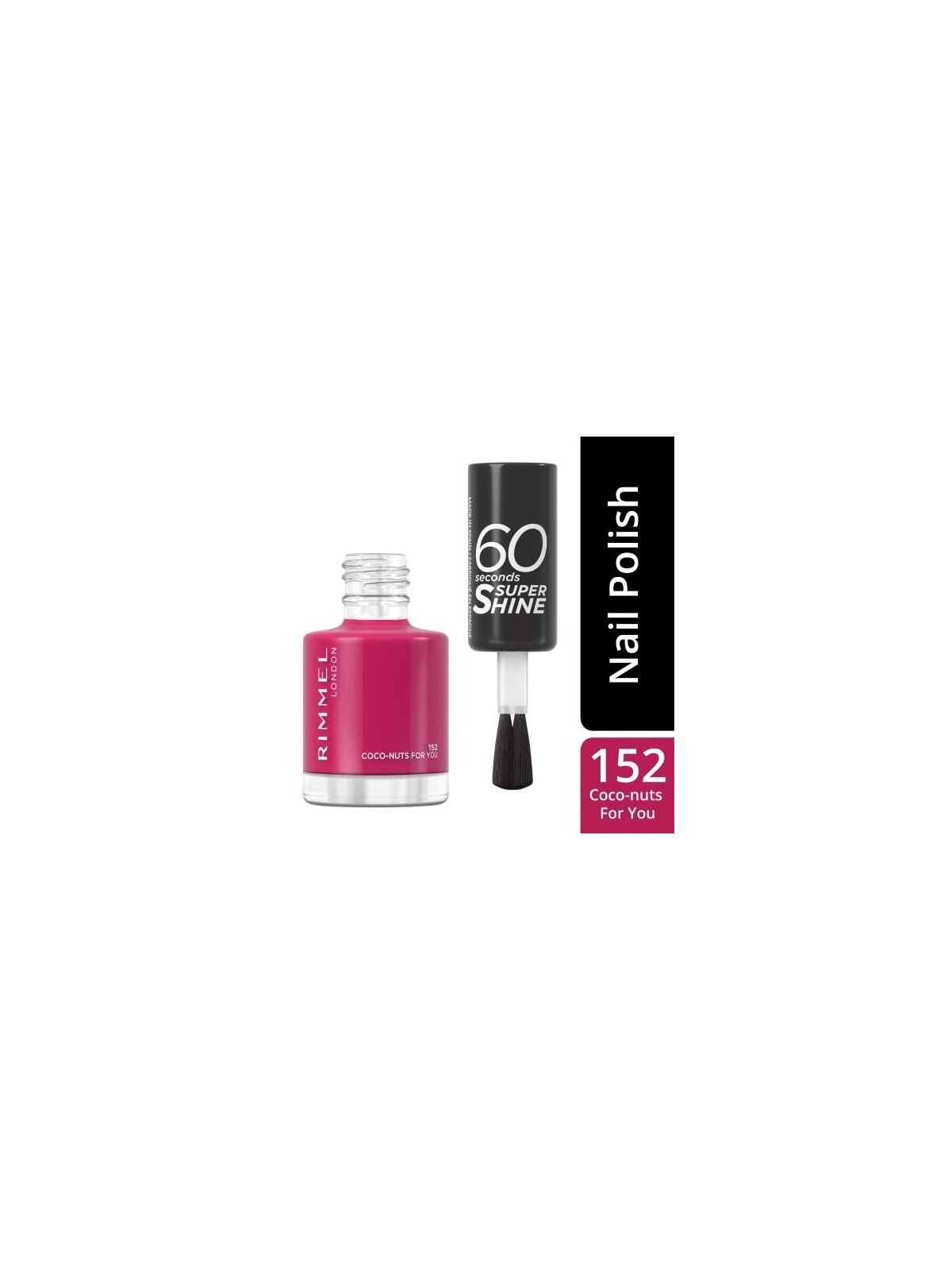 Rimmel 60 Secondi Super Shine Smalto per unghie 8 ml donna 152 CocoNuts For You