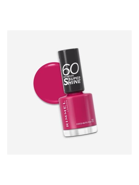 Rimmel 60 Secondi Super Shine Smalto per unghie 8 ml donna 152 CocoNuts For You