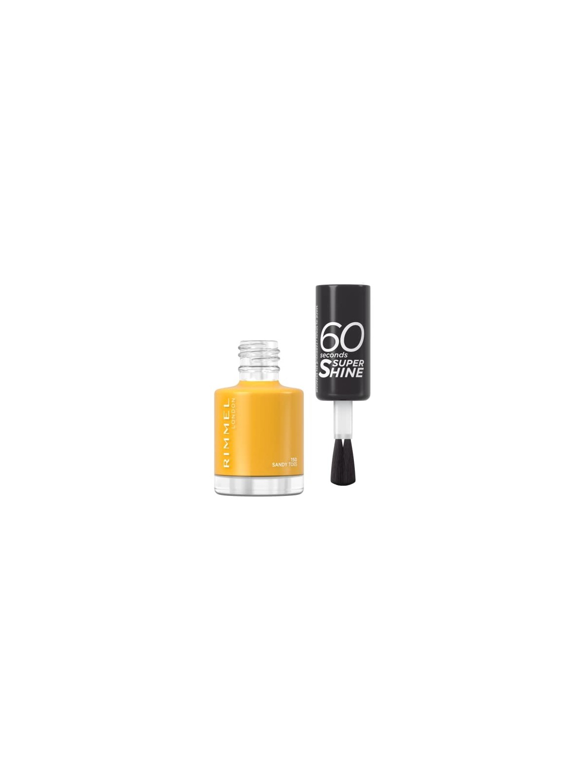 Rimmel 60 Secondi Super Shine Smalto per unghie 8 ml donna 150 Sandy Toes