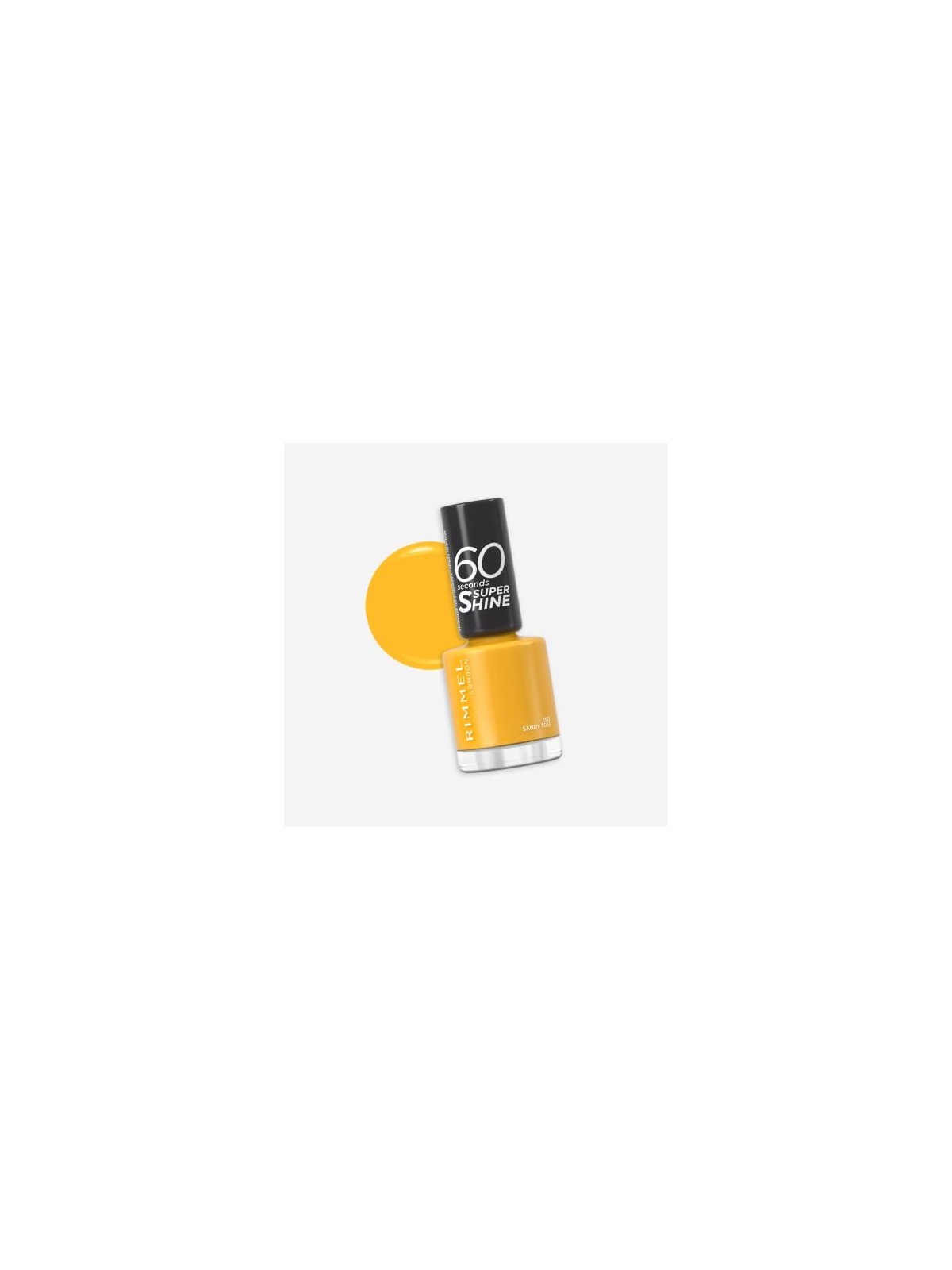 Rimmel 60 Secondi Super Shine Smalto per unghie 8 ml donna 150 Sandy Toes