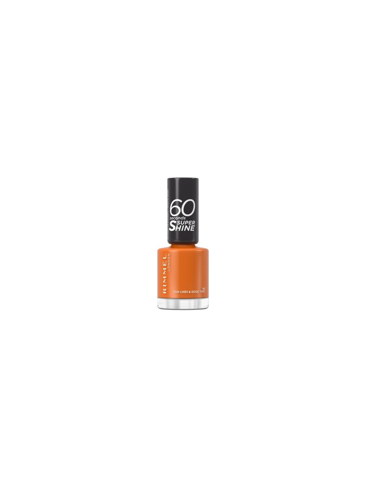 Rimmel Smalto per Unghie Super Shine 60 Secondi 8 ml 151 Tan Lines Good Times donna