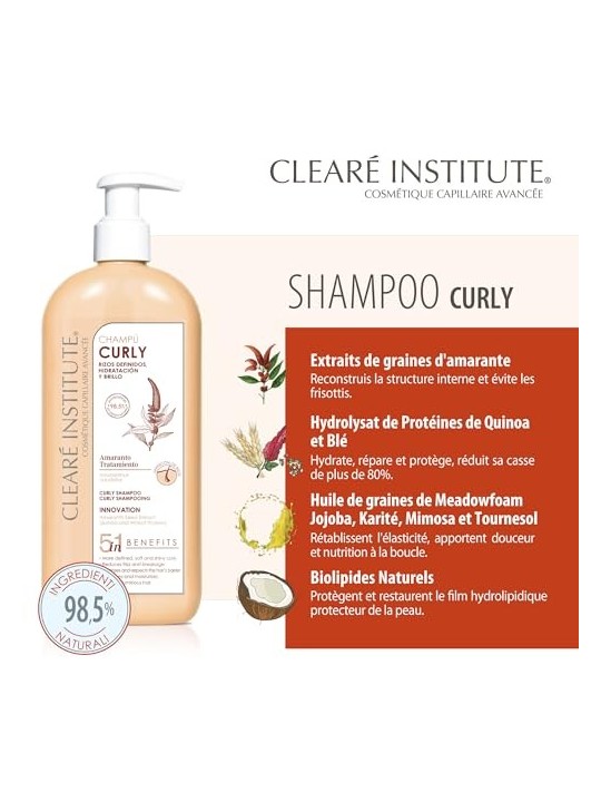 Shampoo CURLY Clearï¿½ï¿½ ricci definiti idratazione brillantezza 400ml unisex