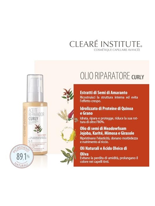 Olio Rigenerante per Ricci Clear Institute 50ml