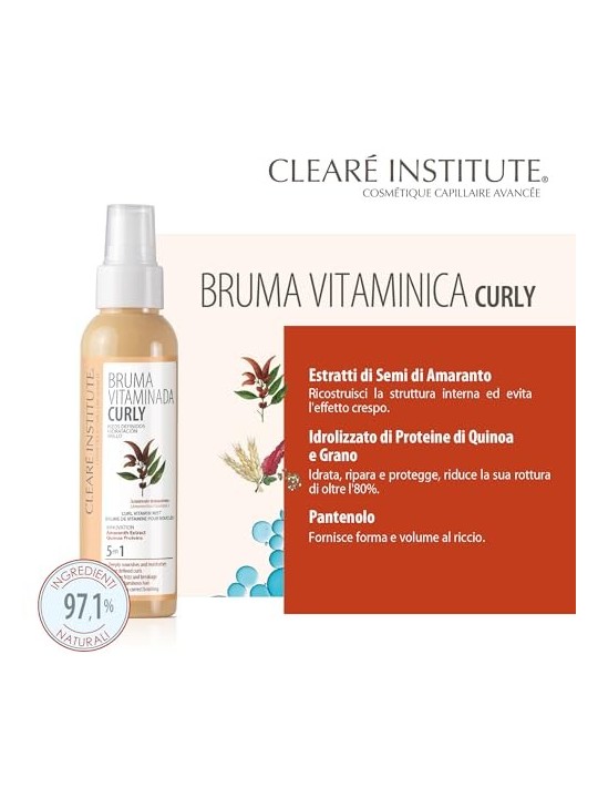 Bruma Vitaminata CURLY Clearï¿½ï¿½ Institute 125ml