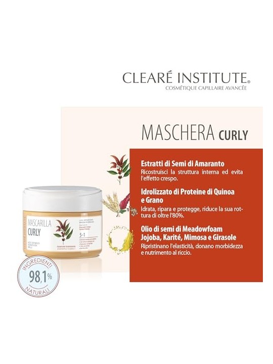 Clearï¿½ï¿½ Institute MASCARILLA CURLY ricci definiti idratazione brillantezza 300ml unisex