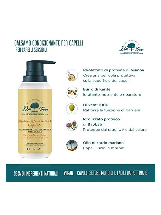 Balsamo condizionatore per capelli 200ml unisex