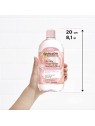Acqua micellare con acqua di rose