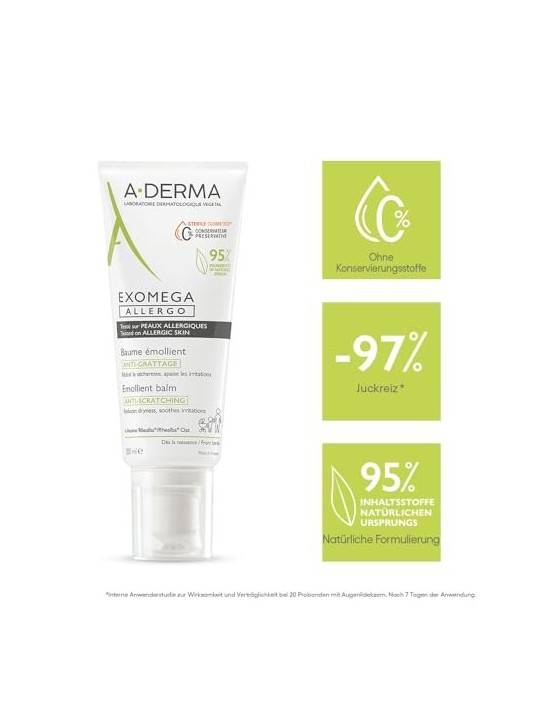 A-Derma Exomega Allergo Emollient Balm 200ml