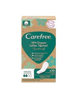 Carefree Cotone organico normale donna 30 unit