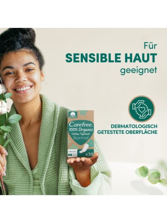 Carefree Cotone organico normale donna 30 unit