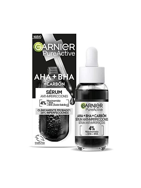 GARNIER PURE ACTIVE AHA BHA CARBONE siero antiimperfezioni 30ml donna