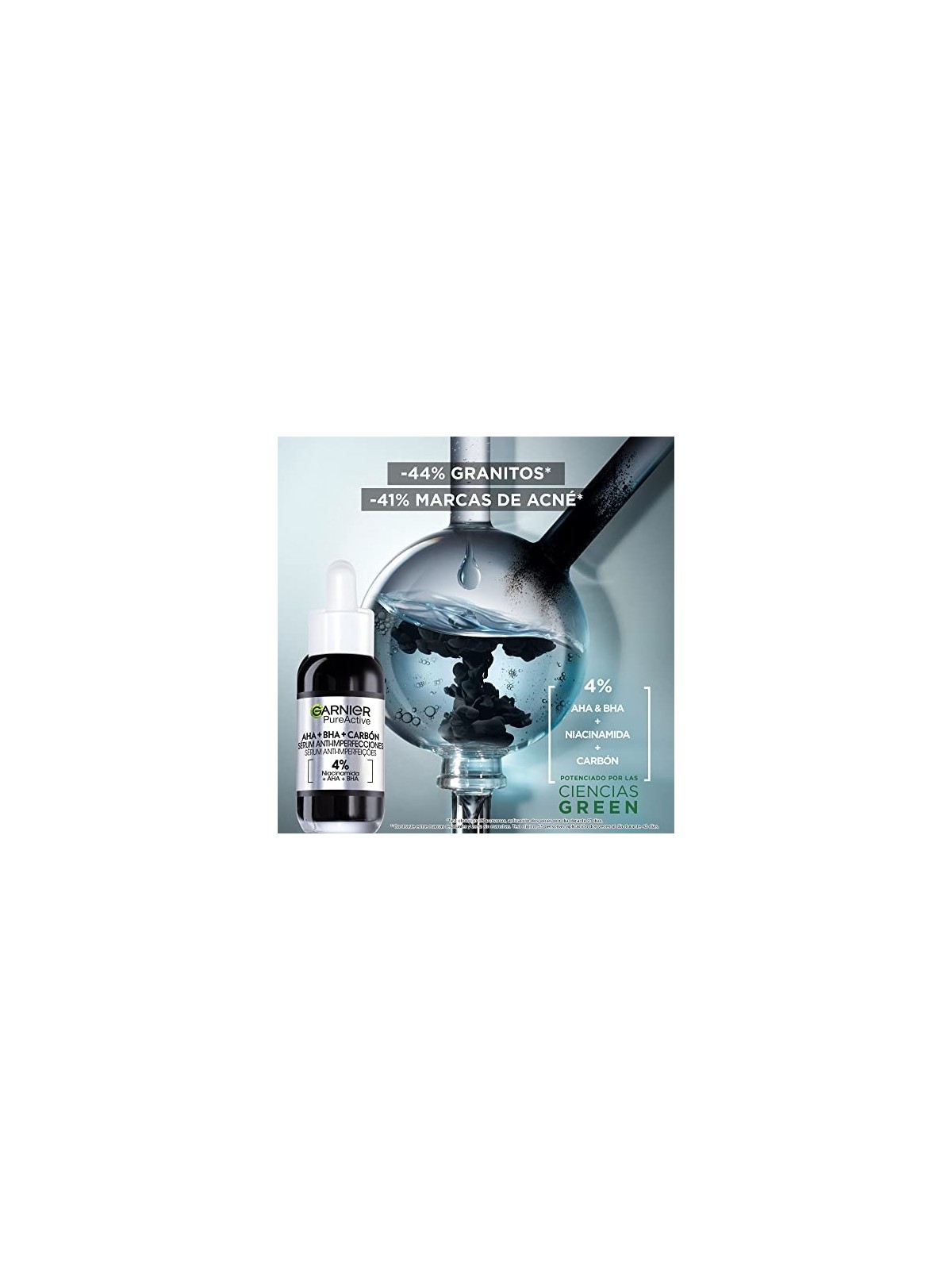 GARNIER PURE ACTIVE AHA BHA CARBONE siero antiimperfezioni 30ml donna