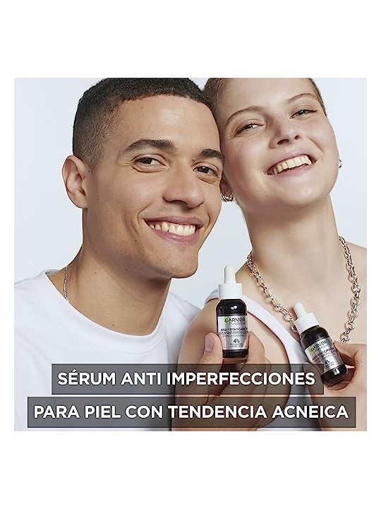 GARNIER PURE ACTIVE AHA BHA CARBONE siero antiimperfezioni 30ml donna