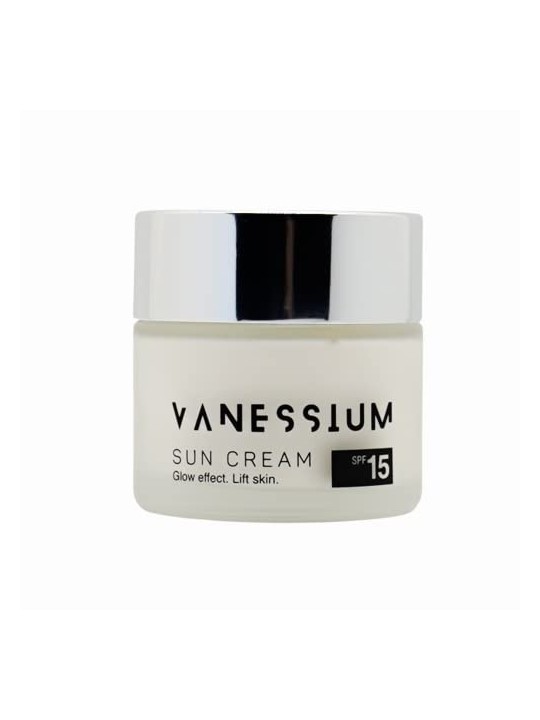 Vanessium CREMA SOLARE illuminante idratante SPF15 50ml donna