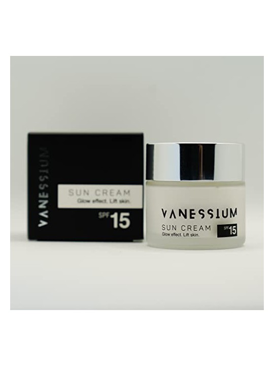 Vanessium CREMA SOLARE illuminante idratante SPF15 50ml donna