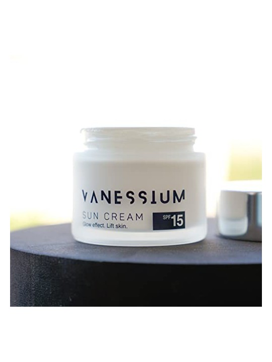 Vanessium CREMA SOLARE illuminante idratante SPF15 50ml donna