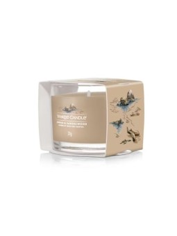 Candela Yankee Candle Ambra e Sandalo in vetro 37g