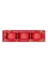 Set Regalo Candela Votiva Cannella Scintillante 37g