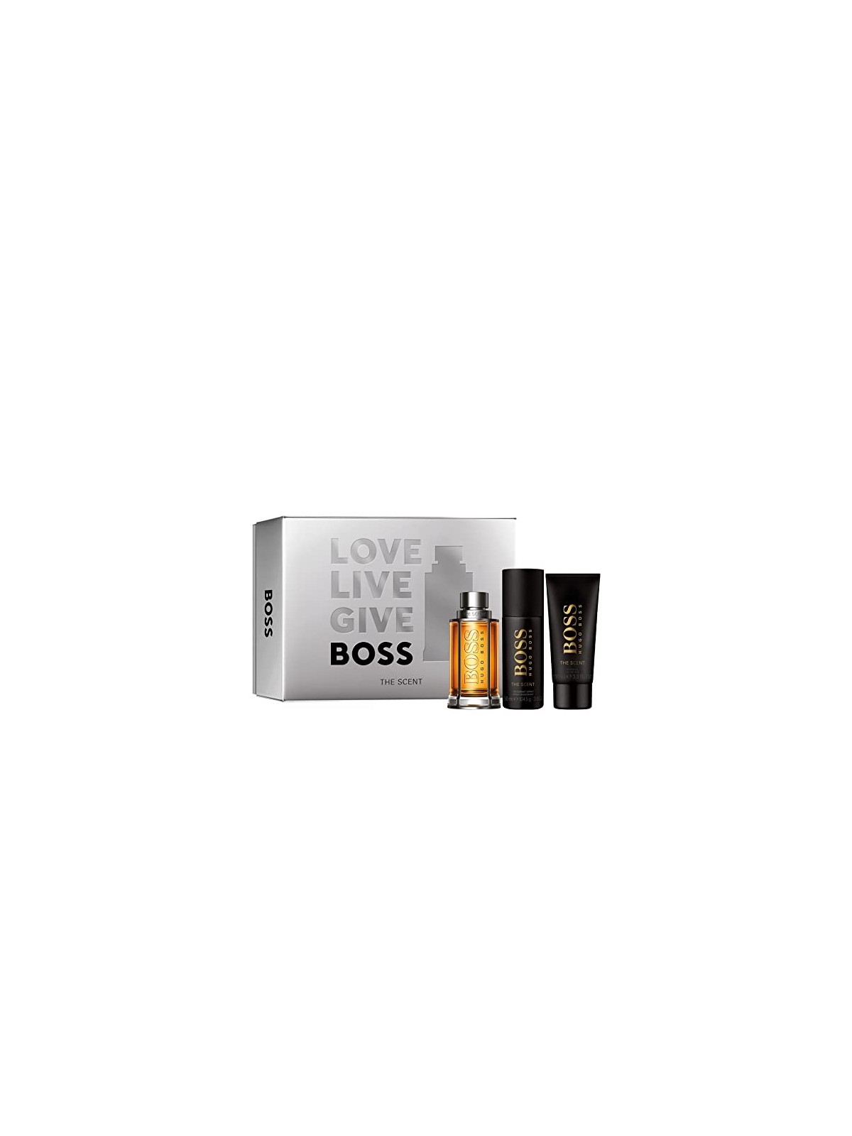 Hugo Boss The Scent Giftset 350ml eau de toilette Spray 100ml-Deo Spray 150ml-Shower Gel 100ml