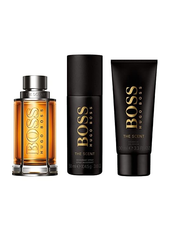 Hugo Boss The Scent Giftset 350ml eau de toilette Spray 100ml-Deo Spray 150ml-Shower Gel 100ml